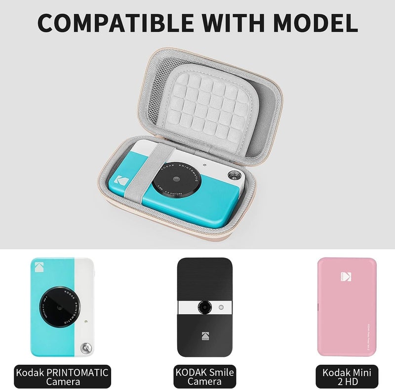 Yinke Case for Kodak PRINTOMATIC/Smile/Mini 2 HD/Smile Portable Instant Photo Printer  Travel Carry Case Protective Cover (Gradient) - Image 2